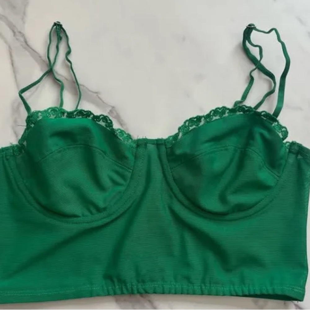 Green Lace Bralette ADIKA